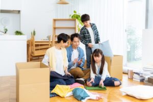 片付けオンラインの実家の片付けは分別作業から不用品・粗大ゴミの回収などワンストップ対応！